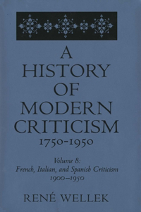 History of Modern Criticism, 1750-1950