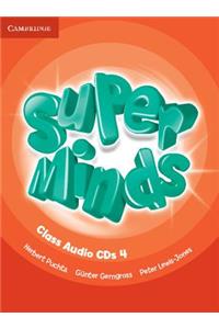 Super Minds Level 4 Class Audio CDs (4)