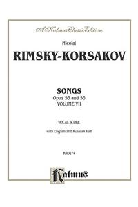 Songs, Volume VII, Op. 55, 56