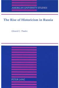 Rise of Historicism in Russia