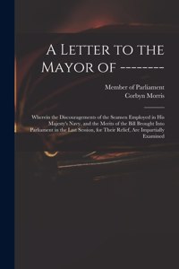 Letter to the Mayor of --------