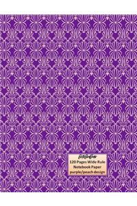 BethBirdBooks 120 Pages Wide Rule Notebook