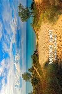 Welcome Guest Vacation Guest Book