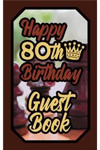 Happy 80th Birthday Guest Book