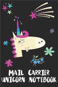 Mail Carrier Unicorn Notebook