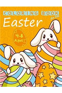 Easter Coloring Book for Kids Ages 4-8