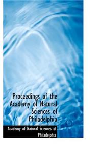 Proceedings of the Academy of Natural Sciences of Philadelphia