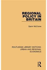 Regional Policy in Britain