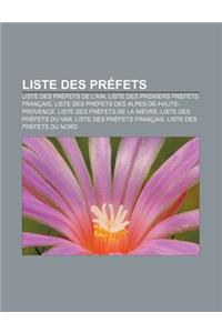 Liste Des Prefets