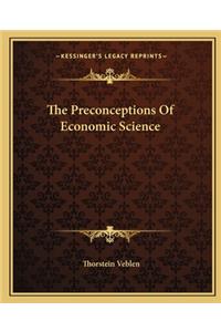 Preconceptions of Economic Science