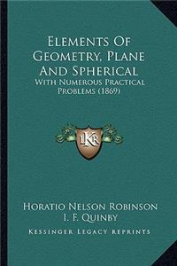 Elements of Geometry, Plane and Spherical