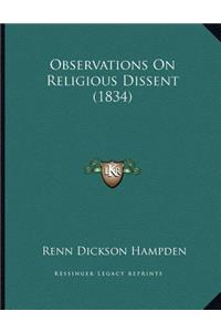 Observations On Religious Dissent (1834)