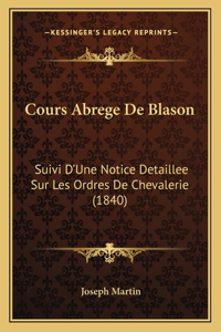 Cours Abrege De Blason