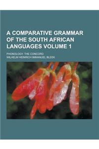 A Comparative Grammar of the South African Languages; Phonology. the Concord Volume 1
