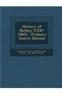 History of Botany (1530-1860)