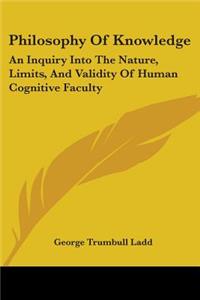 Philosophy Of Knowledge