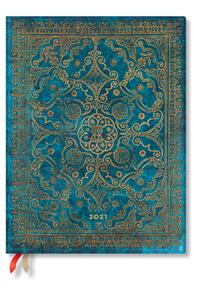 Paperblanks 2021 Azure Ultra 12-Month-Flexis