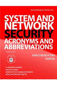 System and Network Security Acronyms and Abbreviations