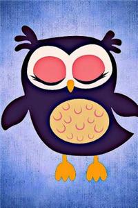 Owl Journal: 160 Page Lined Journal/Notebook