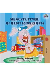 Me gusta tener mi habitación limpia