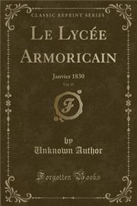 Le Lycée Armoricain, Vol. 15