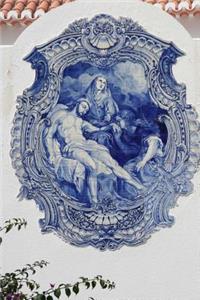 Gorgeous Blue Azulejo Wall Tile in Porto Santo Madeira Portugal Journal