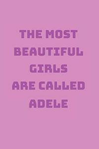 Adele Girl Woman Notebook