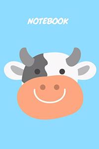 Baby cow kids Notebook [Lined] [6x9] [110 pages]