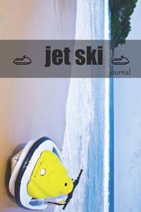 jet ski journal carnet