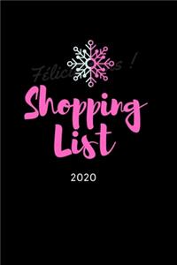Shopping List