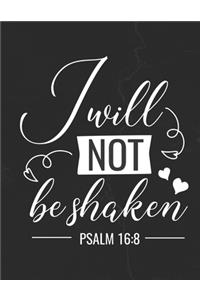 I Will Not Be Shaken Psalm 16