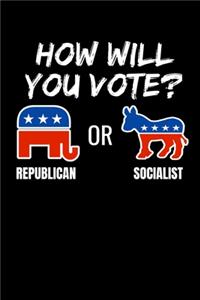 How Will You Vote? Republican or Socialist