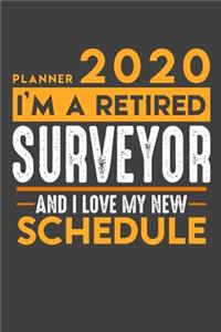 Weekly Planner 2020 - 2021 for retired SURVEYOR
