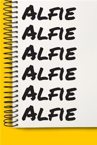 Name Alfie A beautiful personalized