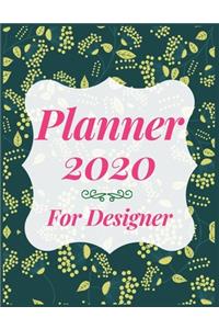 Planner 2020 for Designer