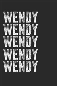 Name WENDY Journal Customized Gift For WENDY A beautiful personalized