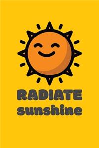 Radiate Sunshine Gratitude and Affirmation Journal