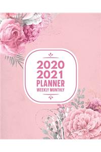 2020-2021 Planner Weekly Monthly