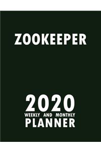 Zookeeper 2020 Weekly and Monthly Planner
