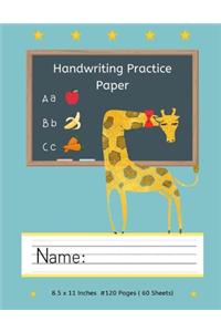 Handwriting Practice Paper