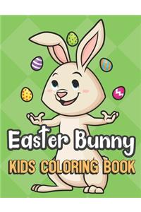 Easter Bunny Kids Coloring Book