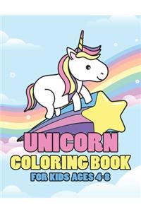 Unicorn Coloring Book for Kids Ages 4-8