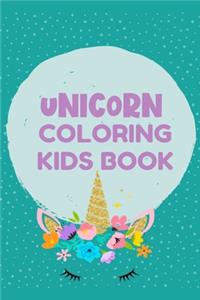 Unicorn Coloring Kids Book