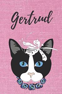 Gertrud Notizbuch Katze / Malbuch / Tagebuch / Journal / DIN A5 / Geschenk