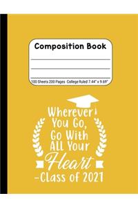 Wherever You Go, Go With All Your Heart - Class of 2021