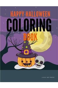Happy Halloween Coloring Book