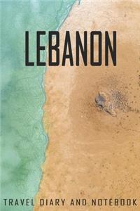 Lebanon Travel Diary and Notebook