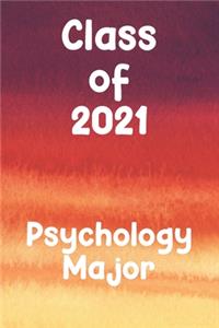 Class of 2021 Psychology Major