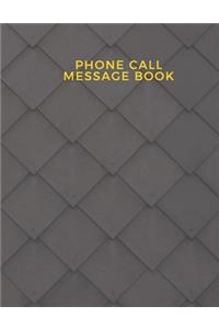 Phone Call Message Book