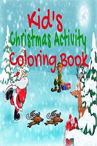 Kids Christmas Activity Coloring Book
